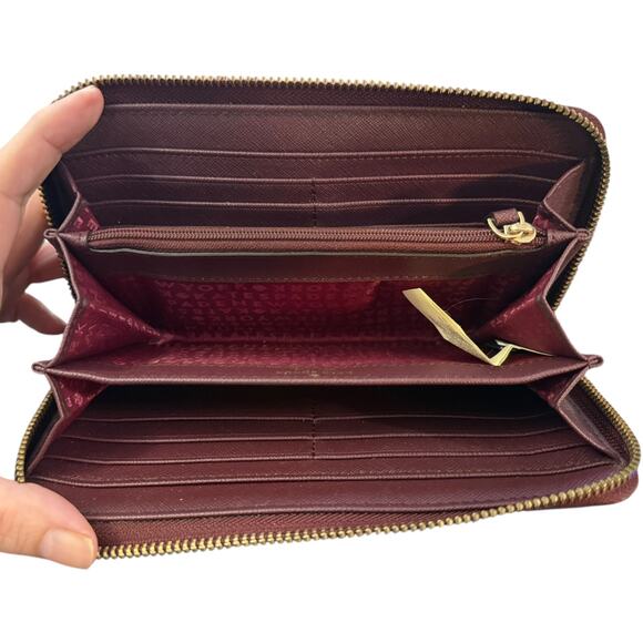 Kate Spade New York Maroon Red Zippy Wallet - Picture 8 of 9